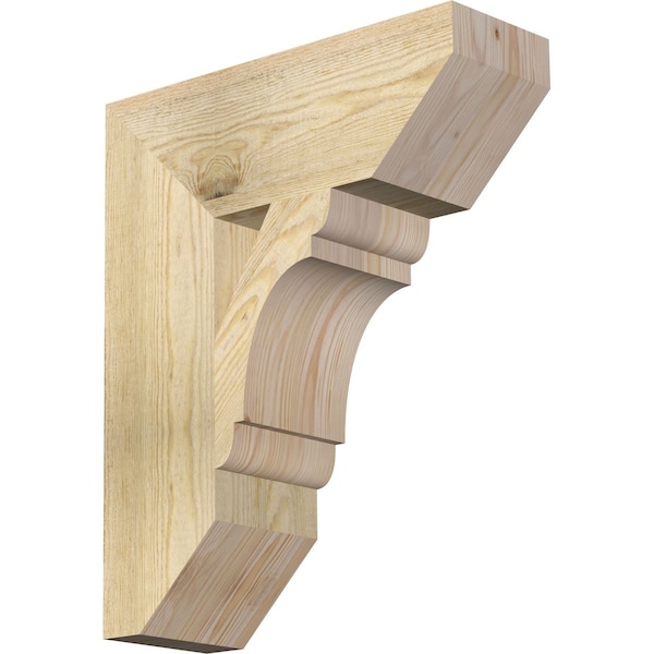 Ekena Millwork Olympic Slat Rough Sawn Bracket, Douglas Fir, 6"W x 18"D x 22"H BKT06X18X22OLY06RDF - main